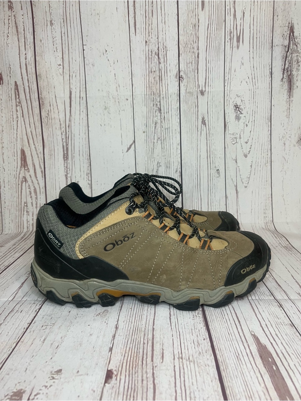 Oboz Men's Bridger Low Leather B-Dry Waterproof Hiking Shoes Size 10.5 Outdoors